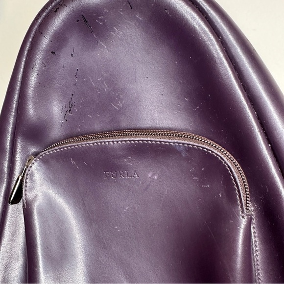 Vintage FURLA backpack in purple - Picture 16 of 16